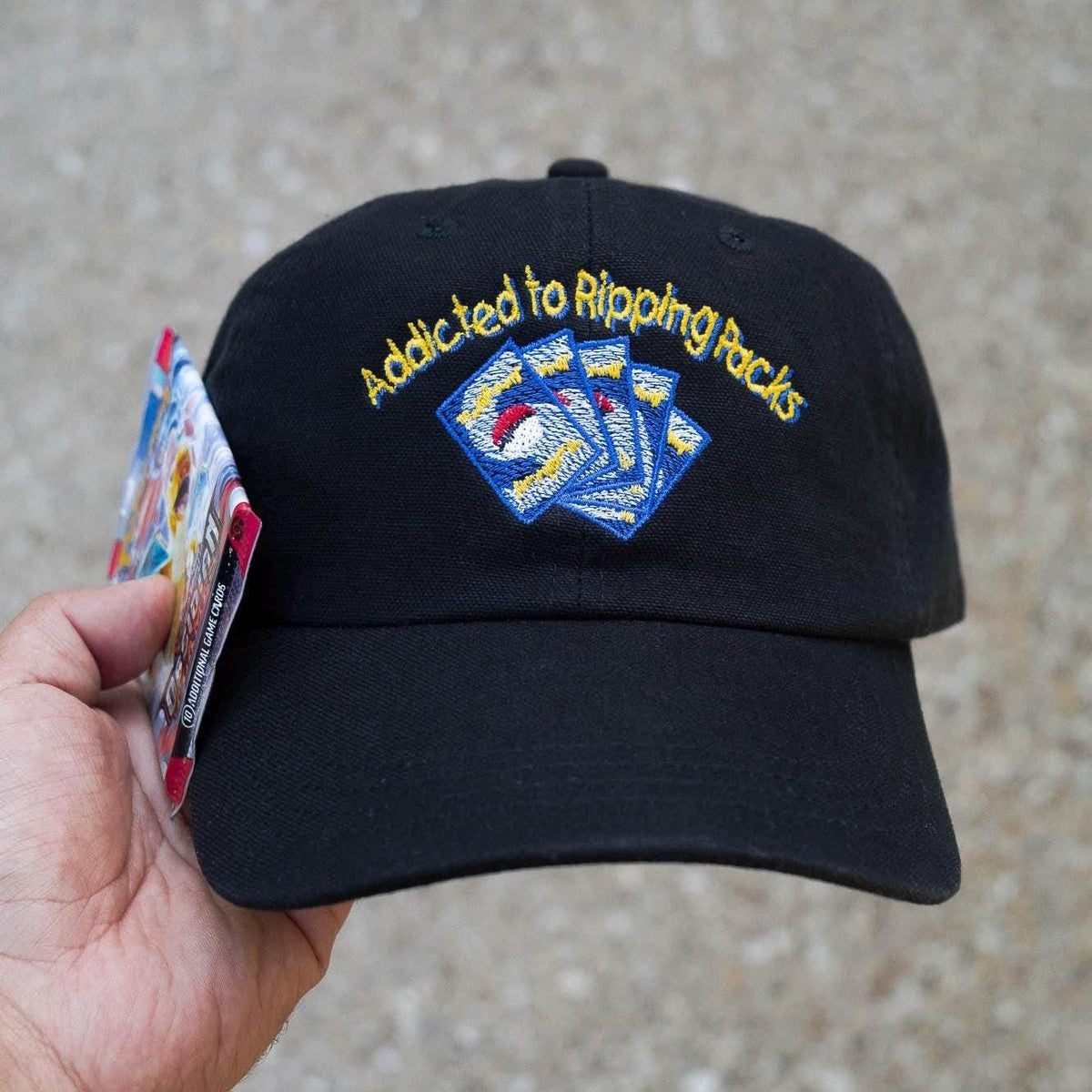 Addicted to Ripping Packs Anime TCG Card Collector Embroidered Hat
