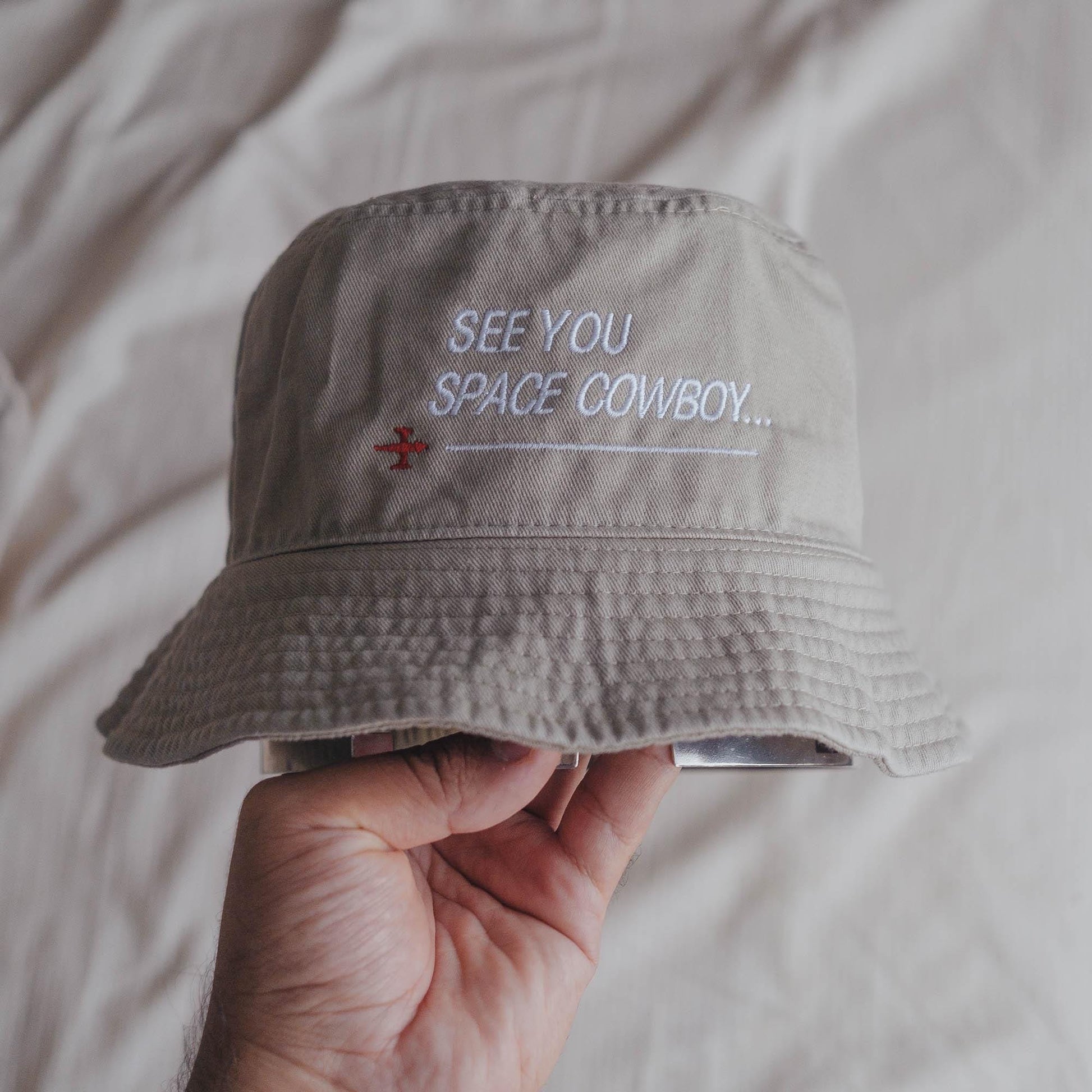 See You Space Cowboy Anime Embroidered Bucket Hat