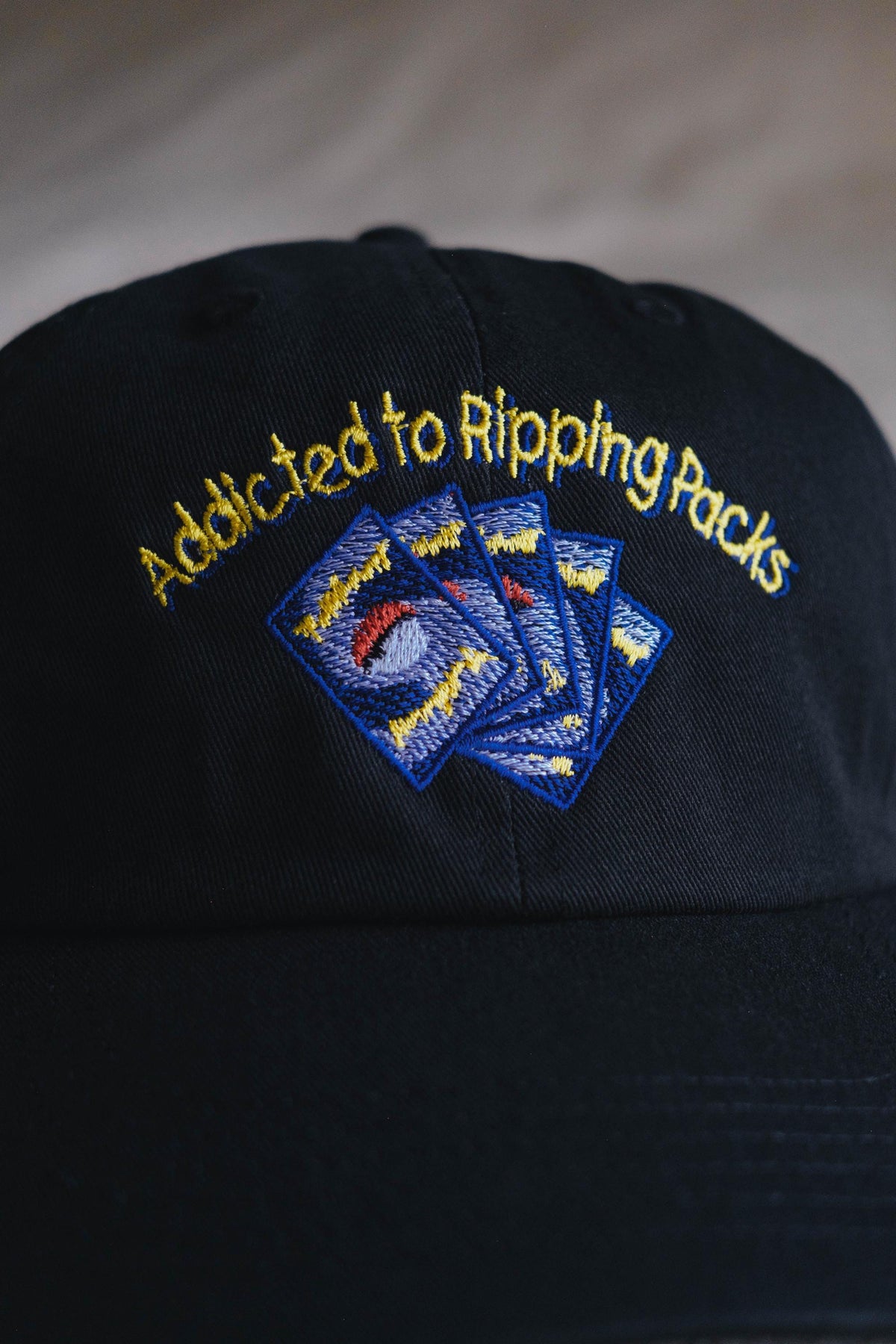 Addicted to Ripping Packs Anime TCG Card Collector Embroidered Hat