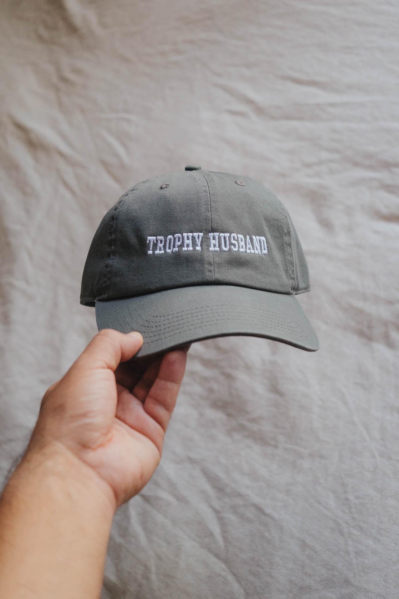 Trophy Husband Funny Gift Embroidered Dad Hat