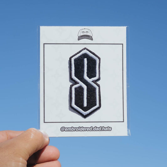 Super S Nostalgic Y2K Embroidered Patch