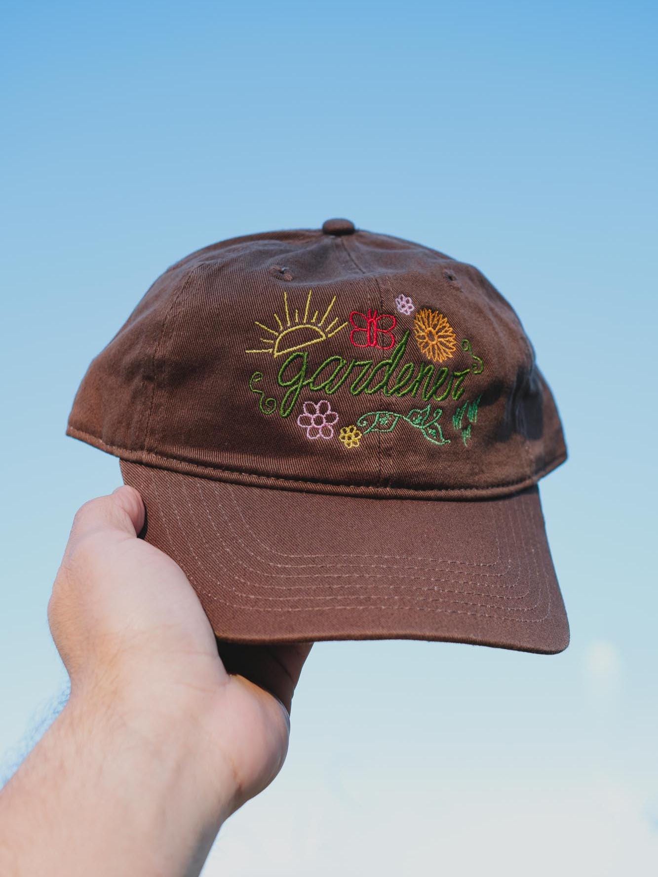 Gardener Botanical Embroidered Hat