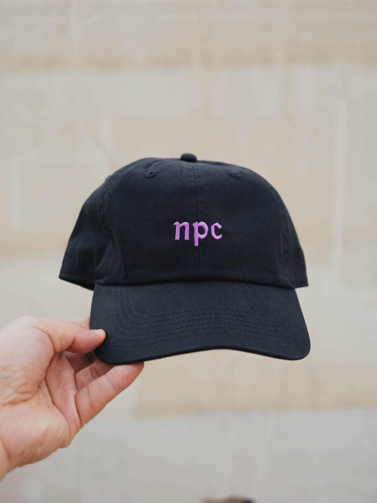 NPC Non Playing Character RPG Gaming PC Embroidered Dad Hat