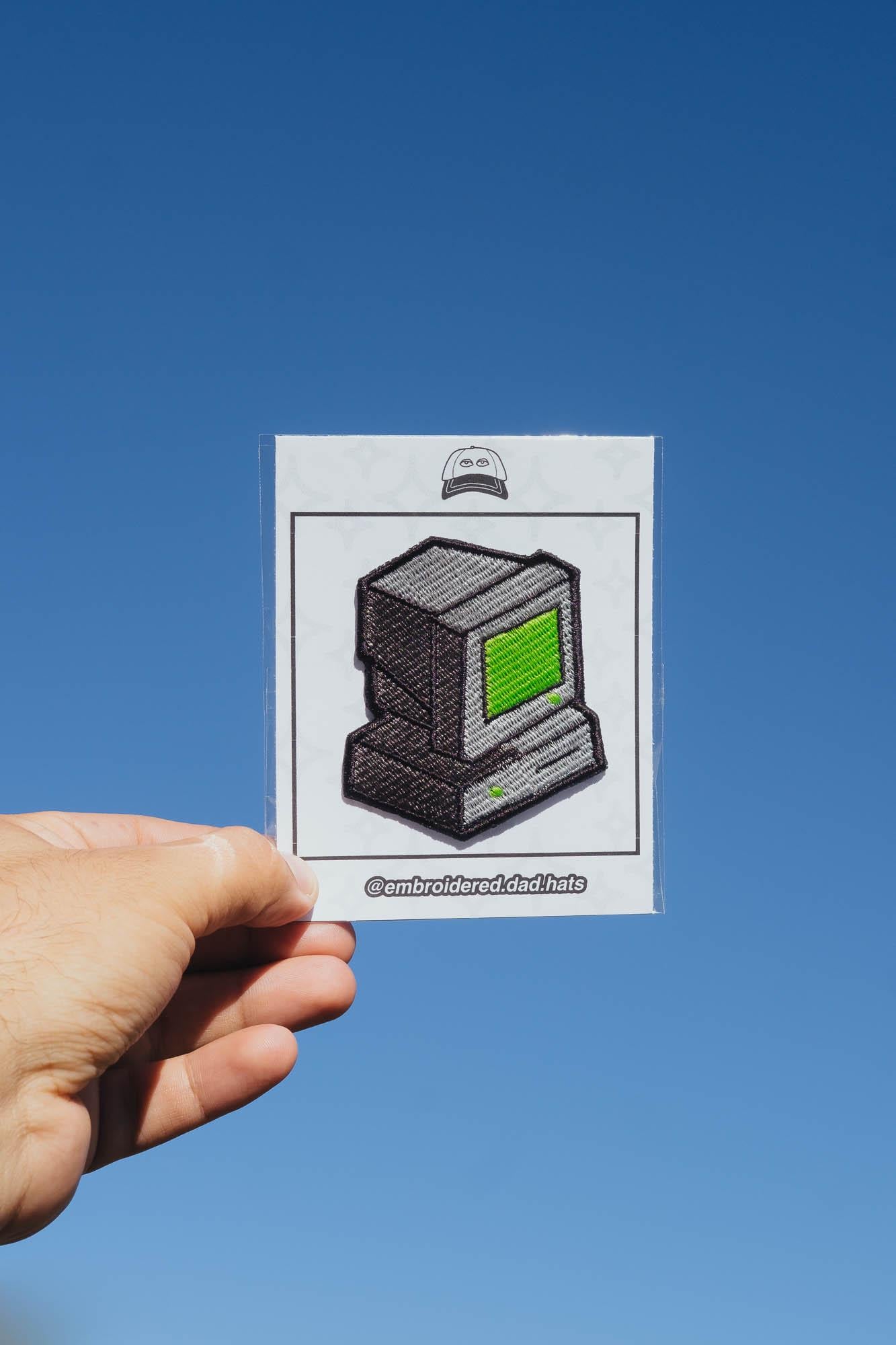 Retro Computer Tech Y2K Embroidered Patch