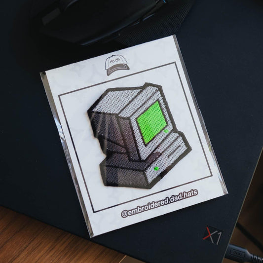 Retro Computer Tech Y2K Embroidered Patch