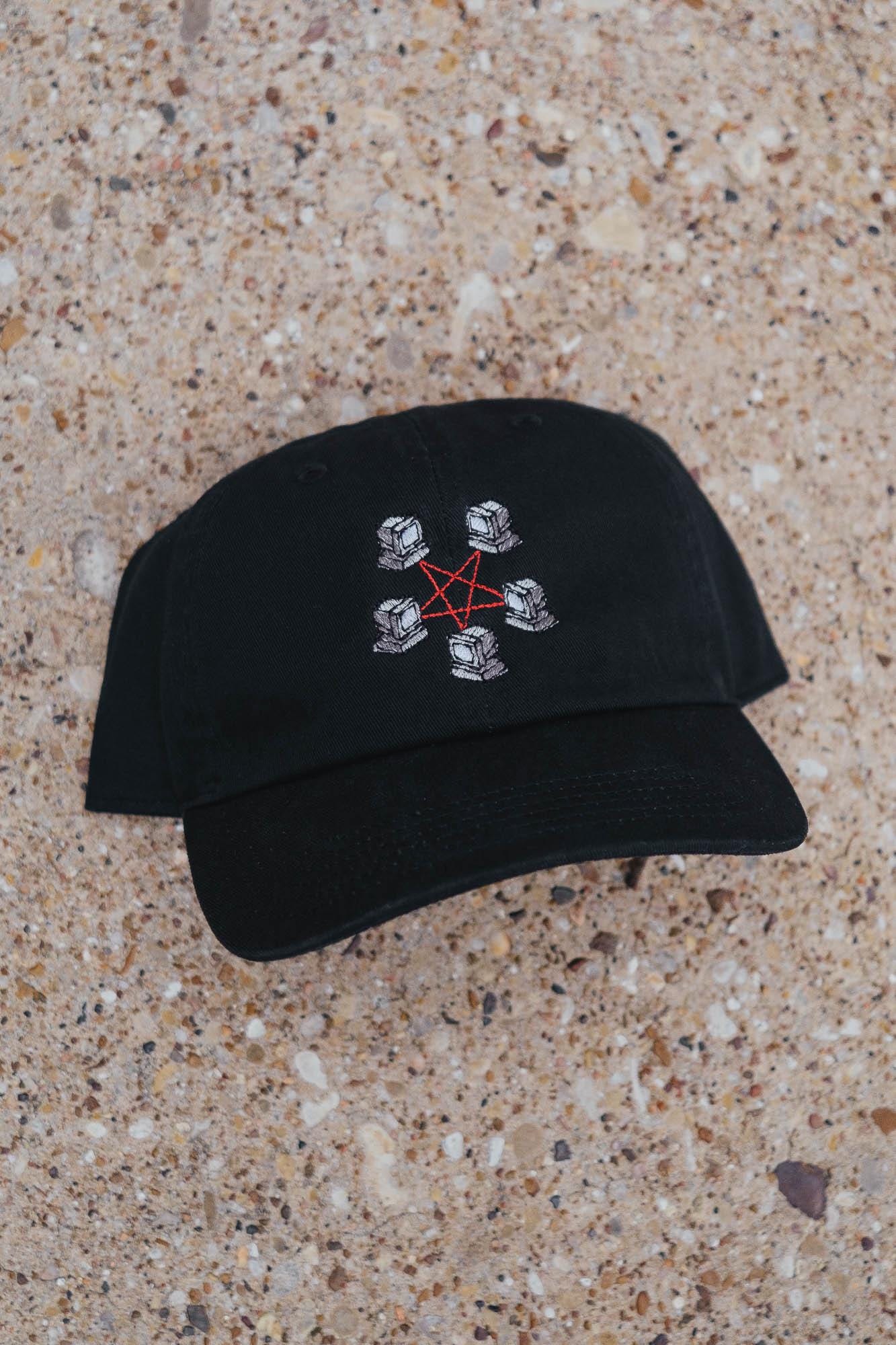Retro Computer Network Embroidered Hat