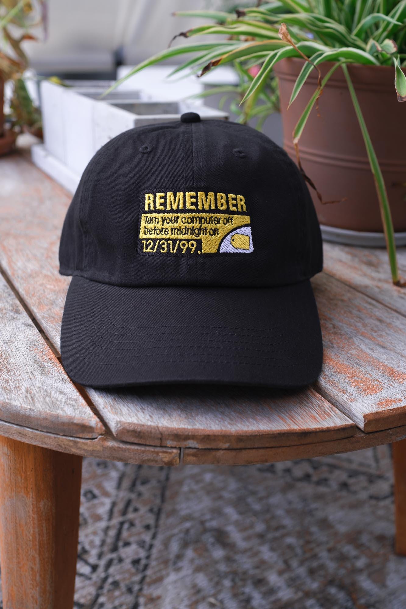 Turn your computer off Y2K Retro Embroidered Hat
