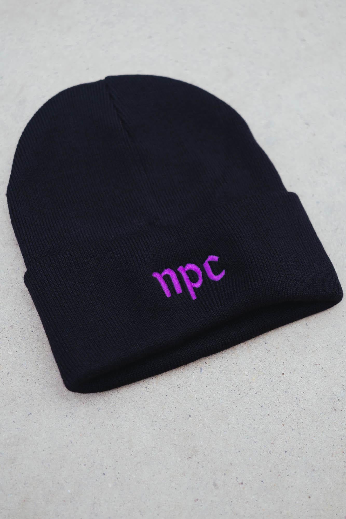 NPC Non Player Character RPG Gaming PC Embroidered Beanie