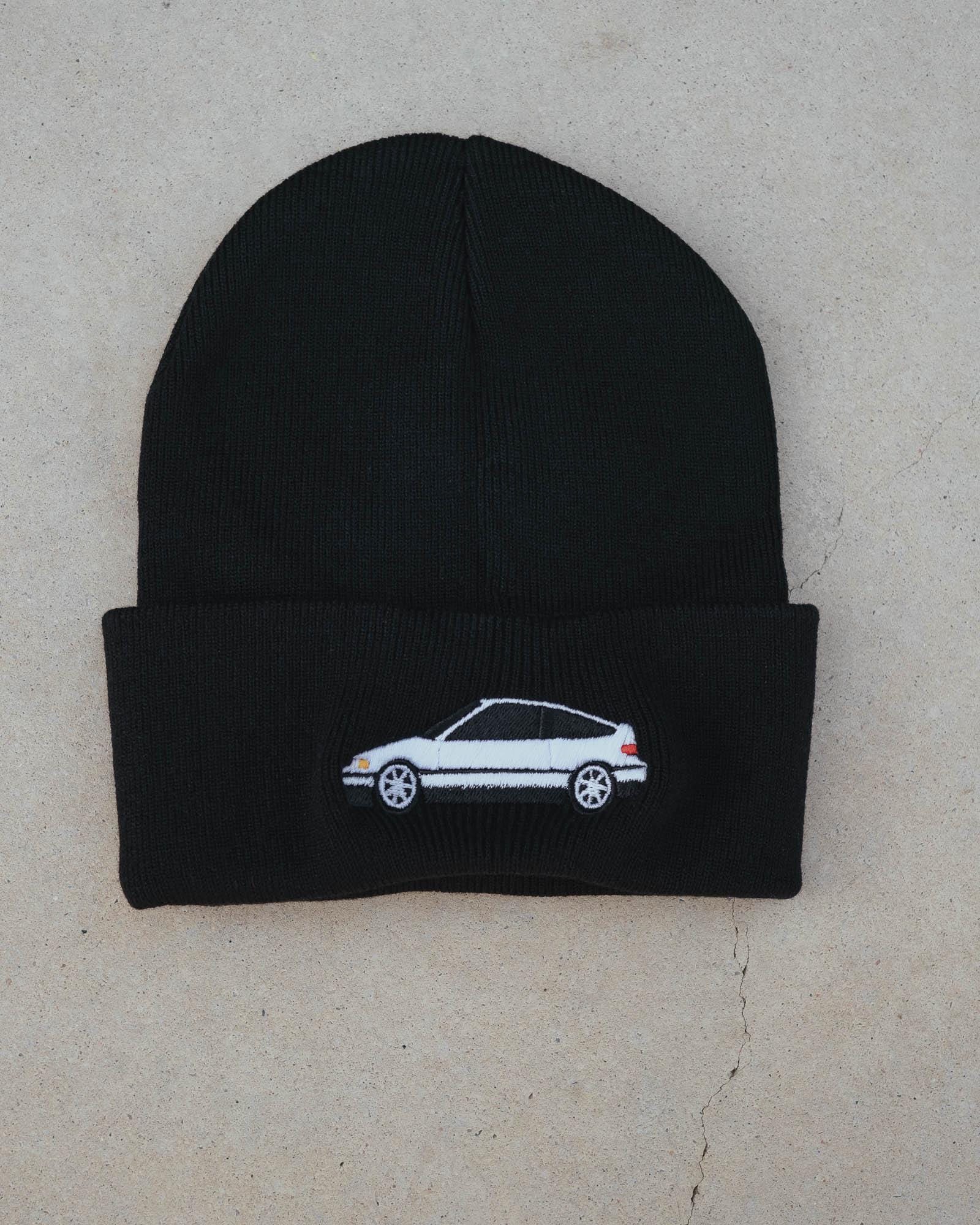 Honda CRX Si JDM Car Embroidered Beanie