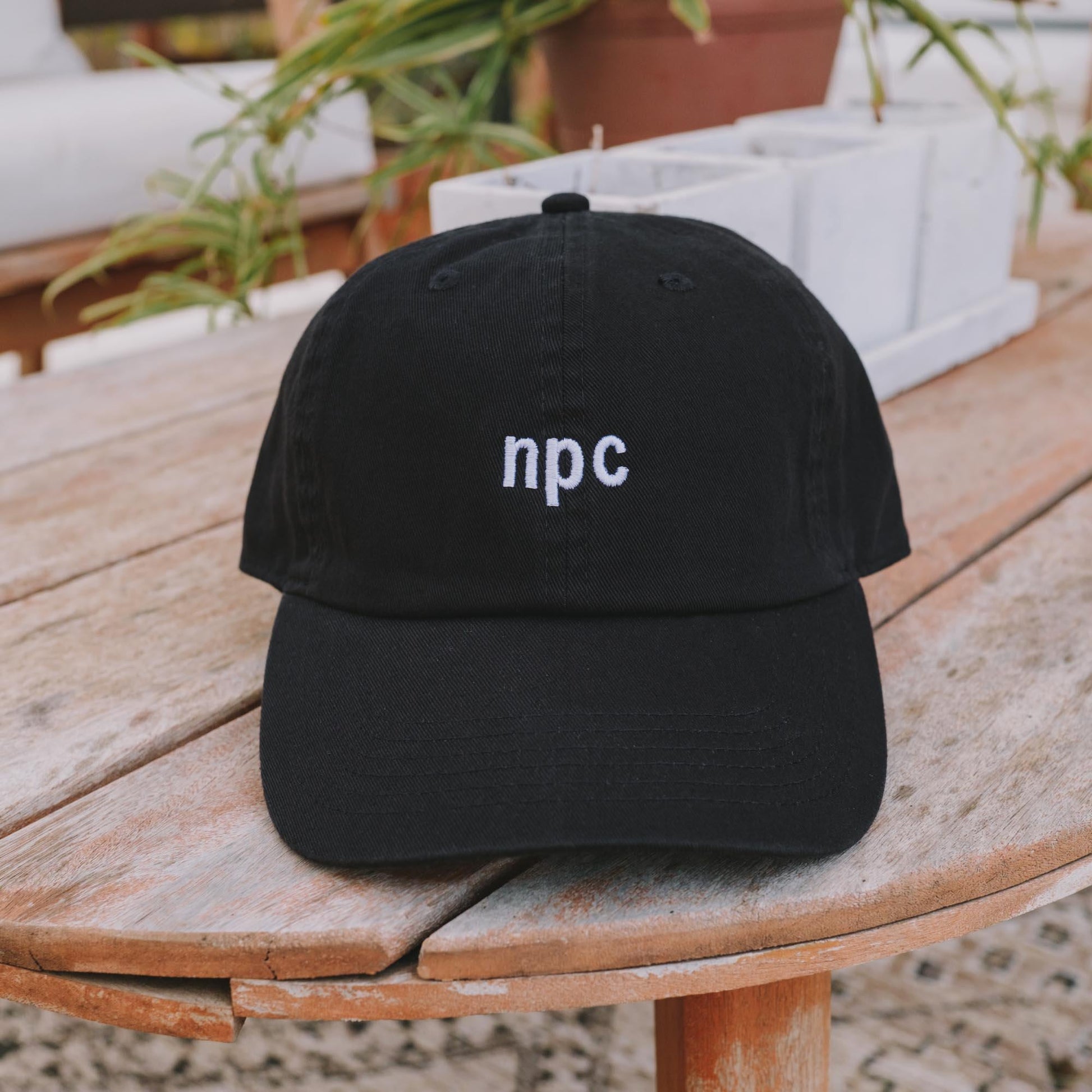 NPC Non Playing Character RPG Gaming PC Embroidered Dad Hat