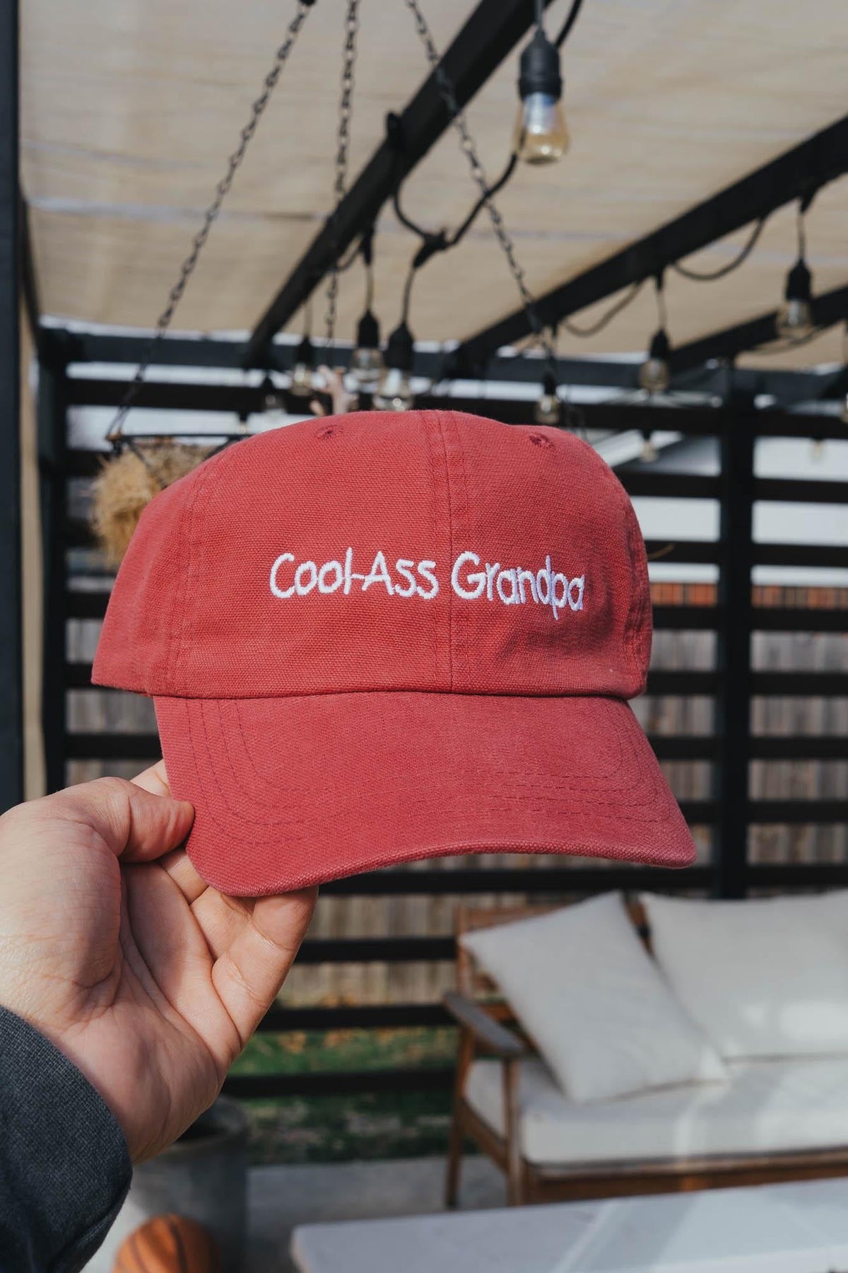 Cool Ass Grandpa Embroidered Dad Hat