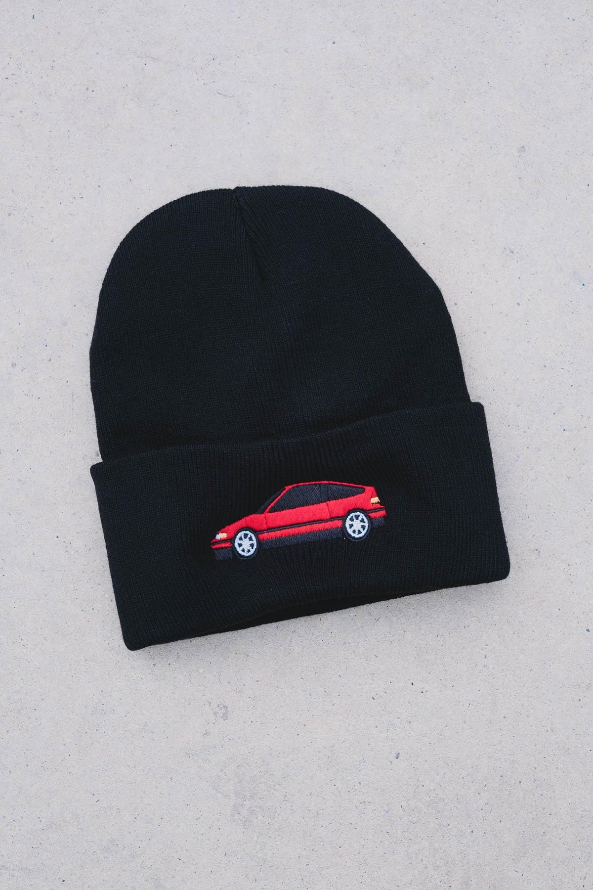 Honda CRX Si JDM Car Embroidered Beanie