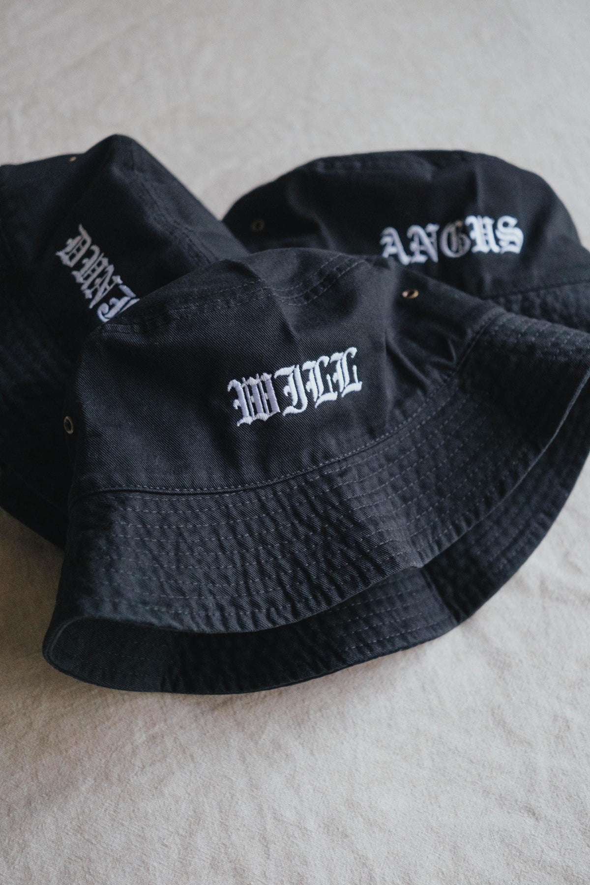 Custom Text Embroidered Bucket Hat