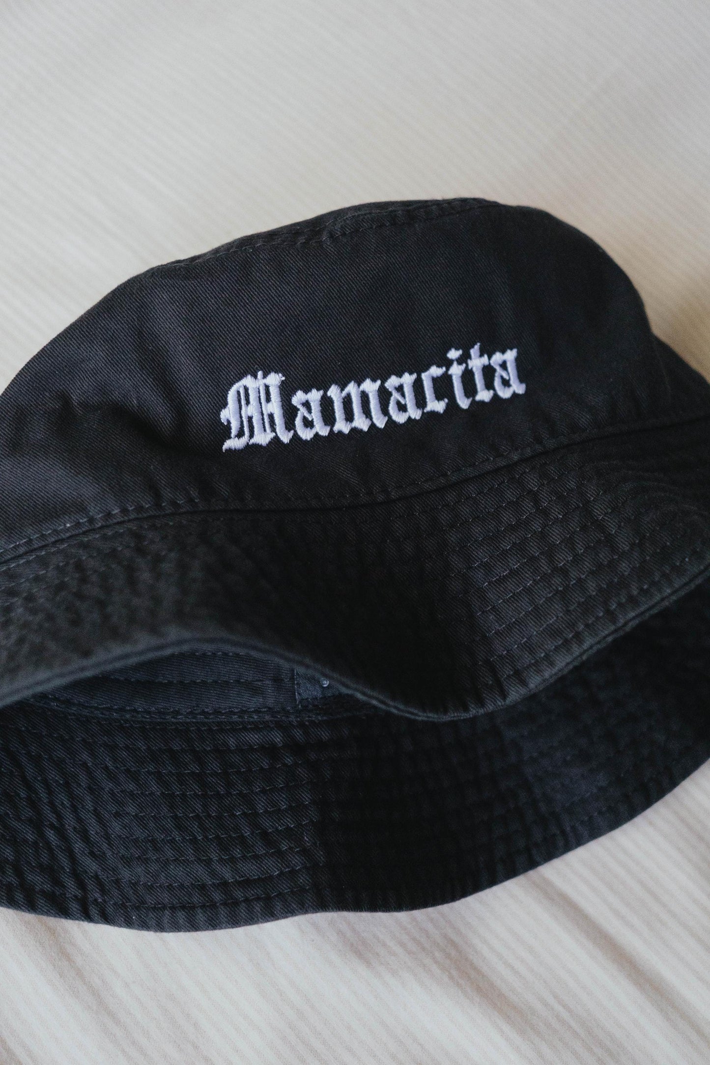 Custom Text Embroidered Bucket Hat