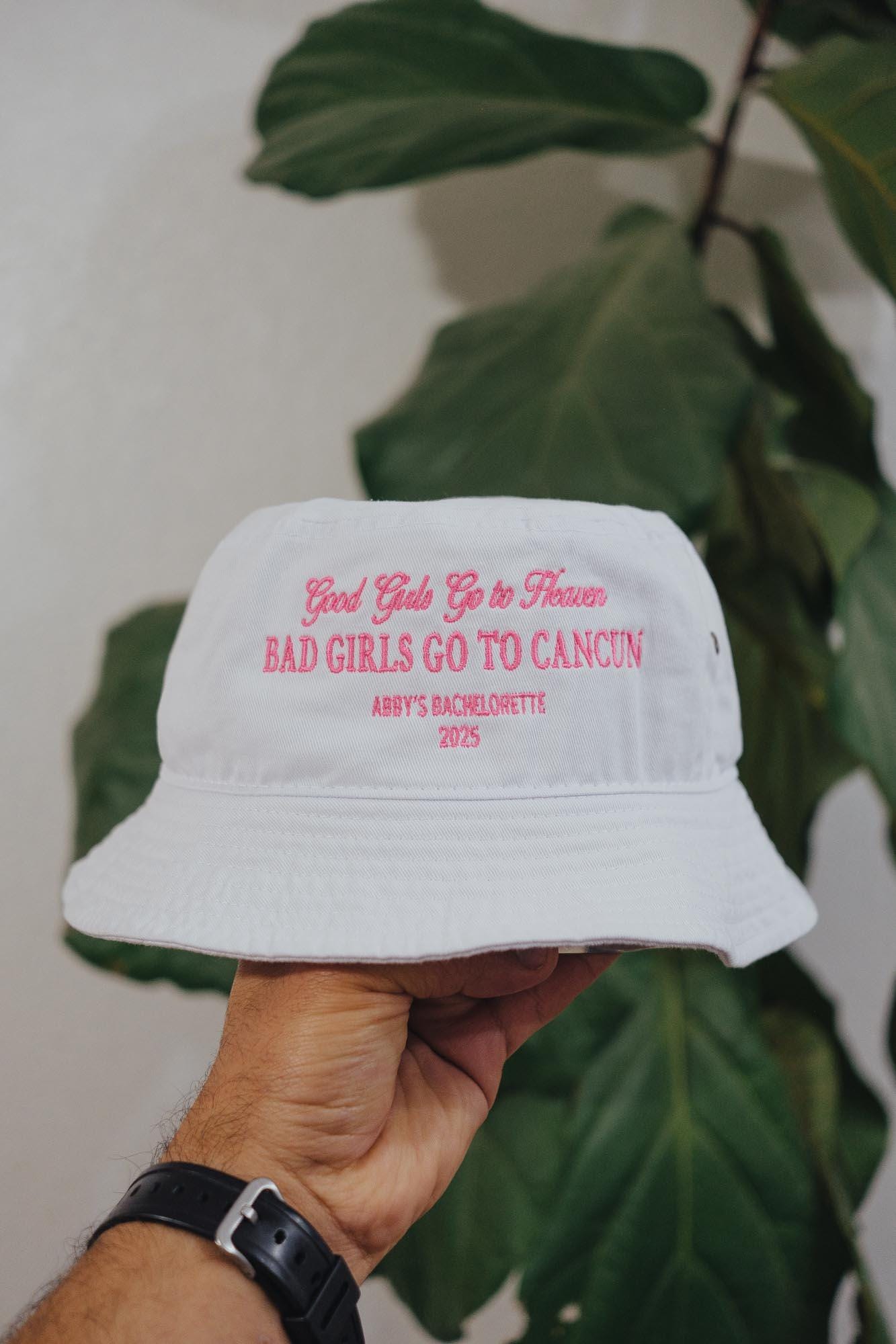 Custom Text Embroidered Bucket Hat