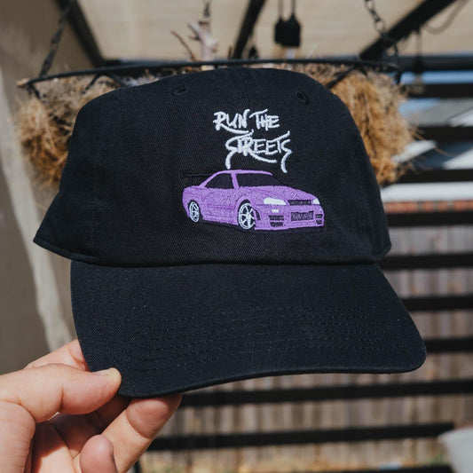 Nissan GTR Skyline R34 JDM Car Embroidered Hat