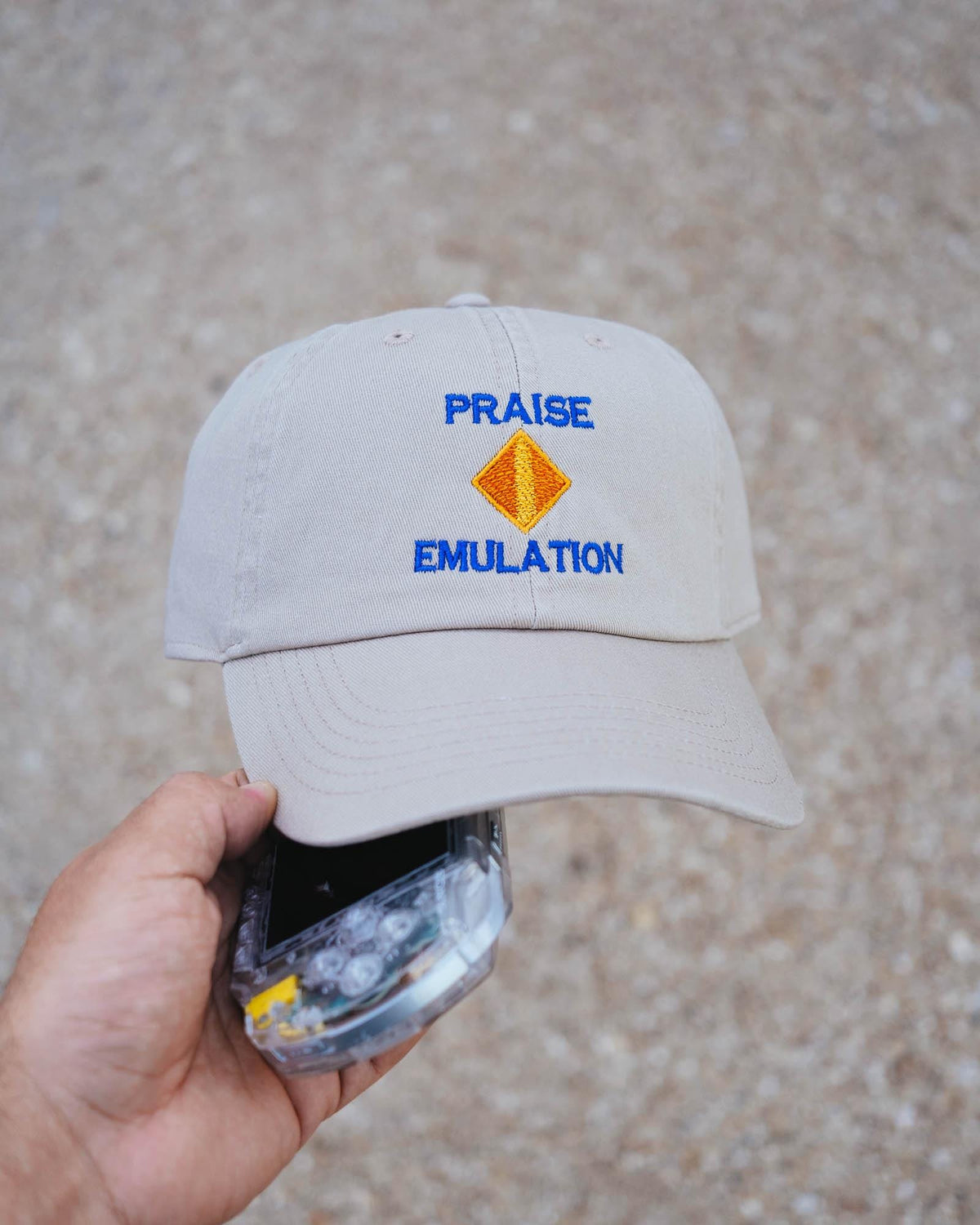 Praise Emulation Retro Gaming Embroidered Dad Hat