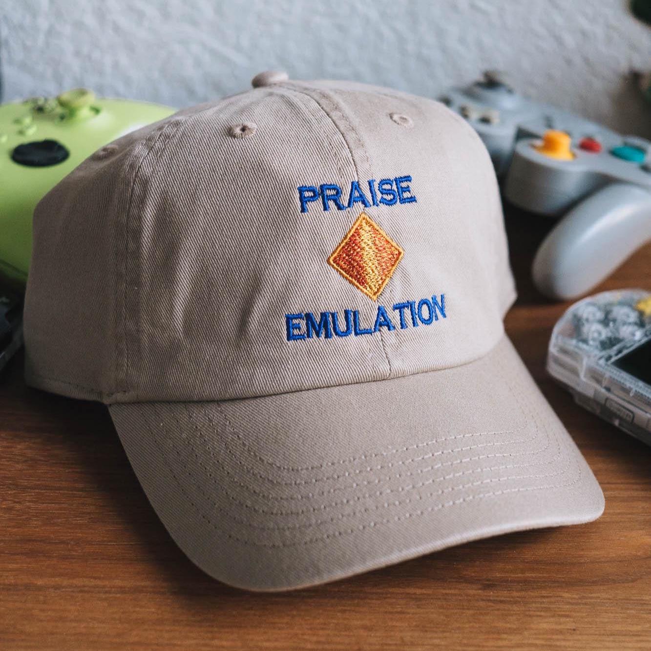 Praise Emulation Retro Gaming Embroidered Dad Hat