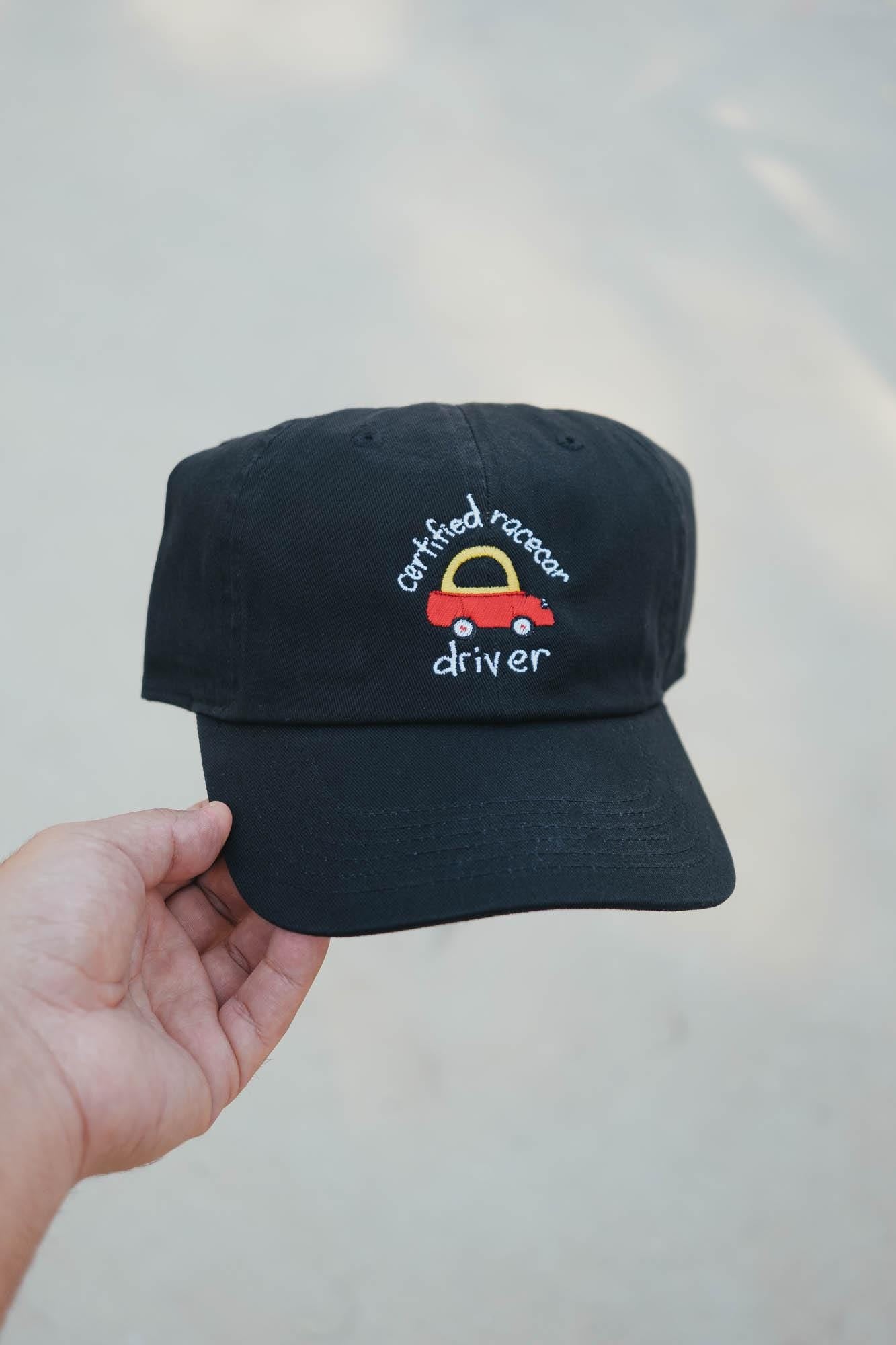 Certified Race Car Driver Funny Meme Embroidered Hat