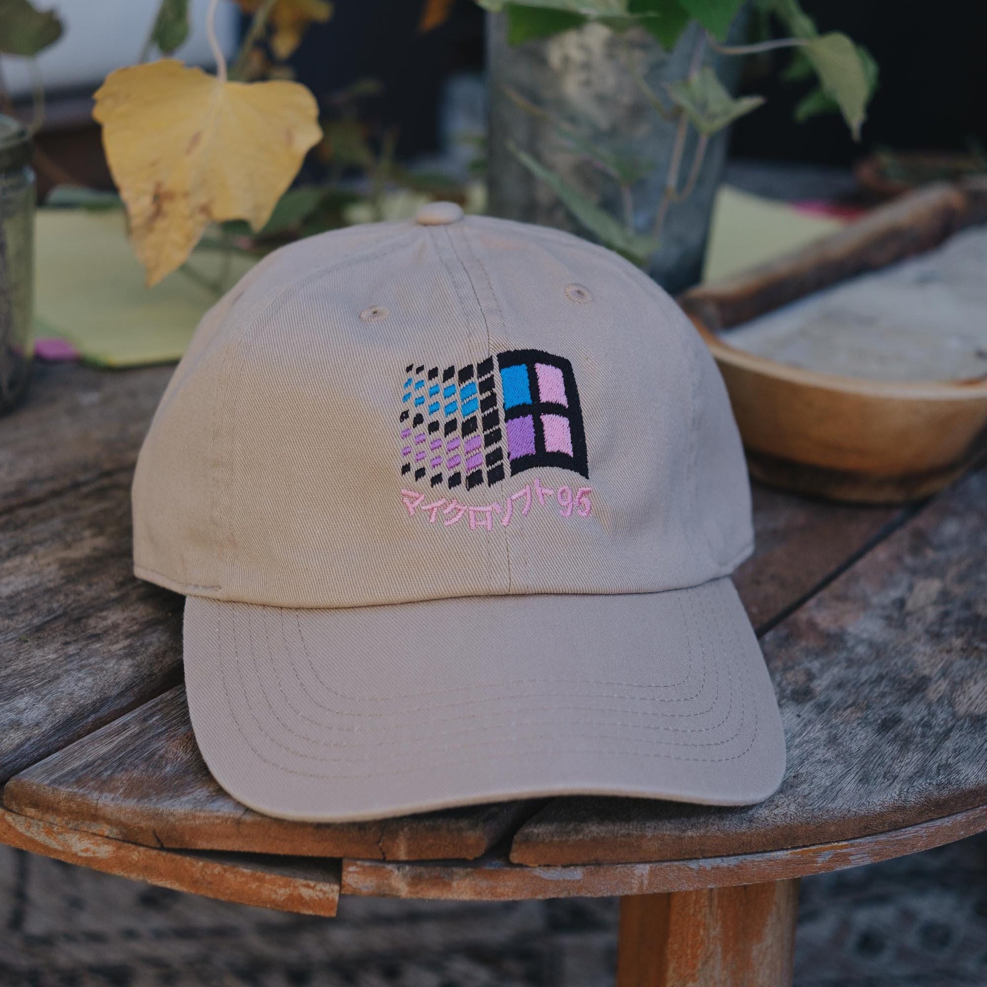 Windows 95 Vaporwave Retro Embroidered Hat