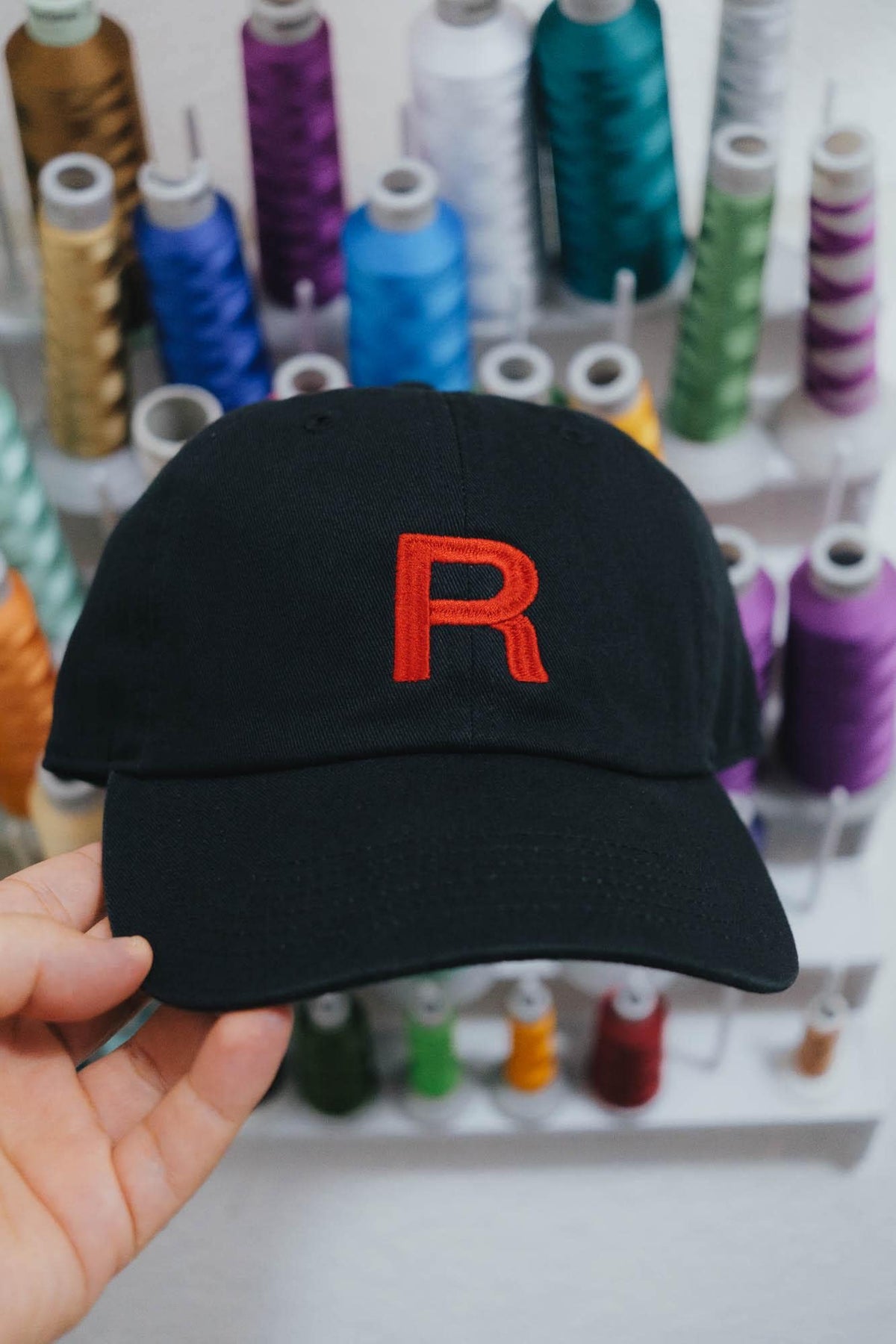 R Anime Embroidered Hat