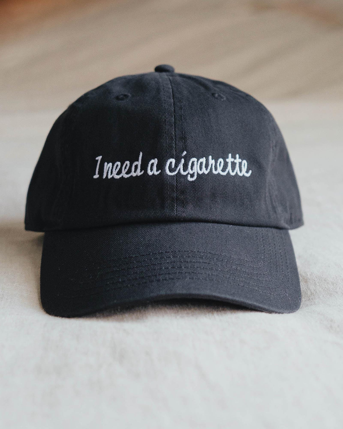 I Need a Cig Funny Embroidered Hat