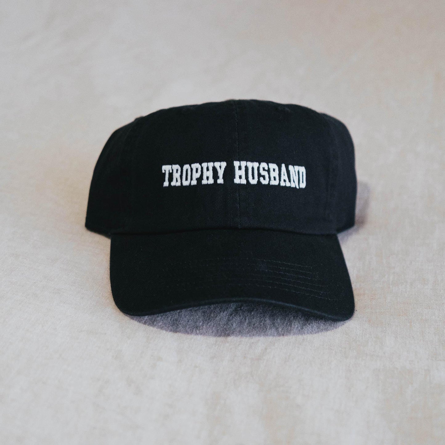 Trophy Husband Funny Gift Embroidered Dad Hat