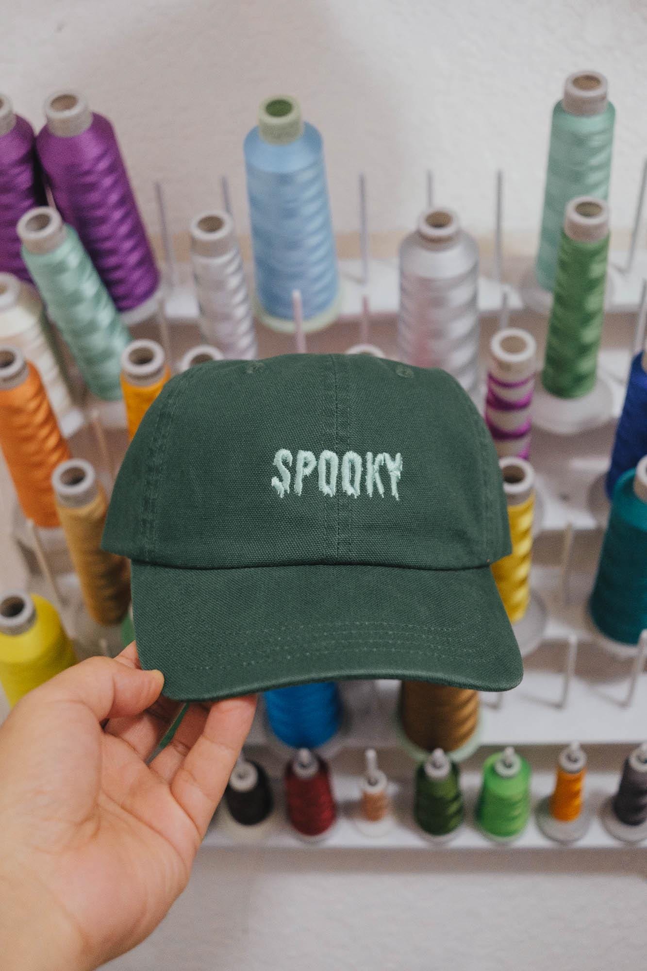 Spooky Drip Embroidered Dad Hat