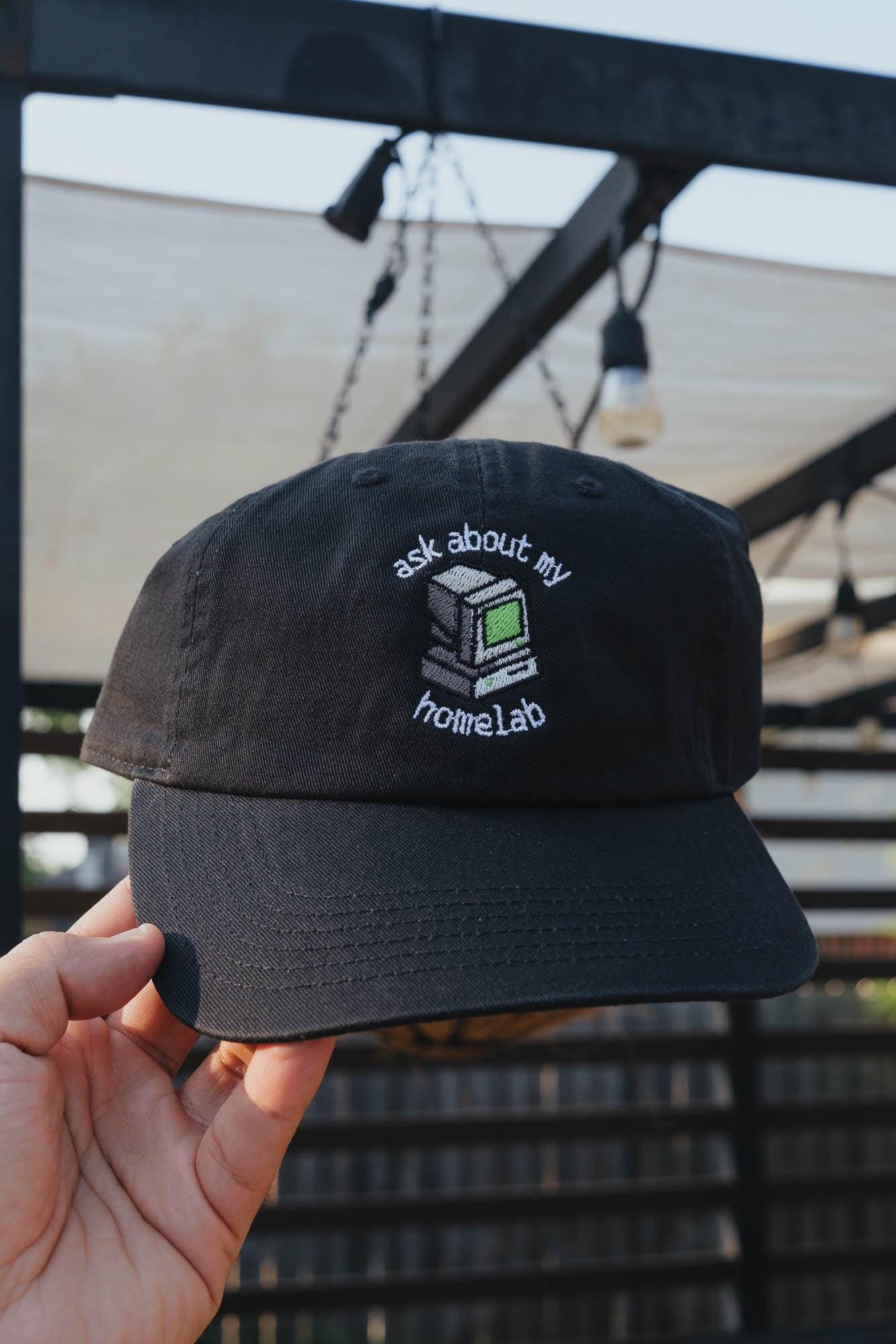 Computer Homelab Linux Embroidered Hat