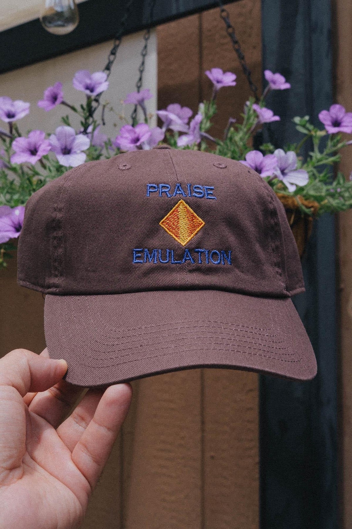 Praise Emulation Retro Gaming Embroidered Dad Hat