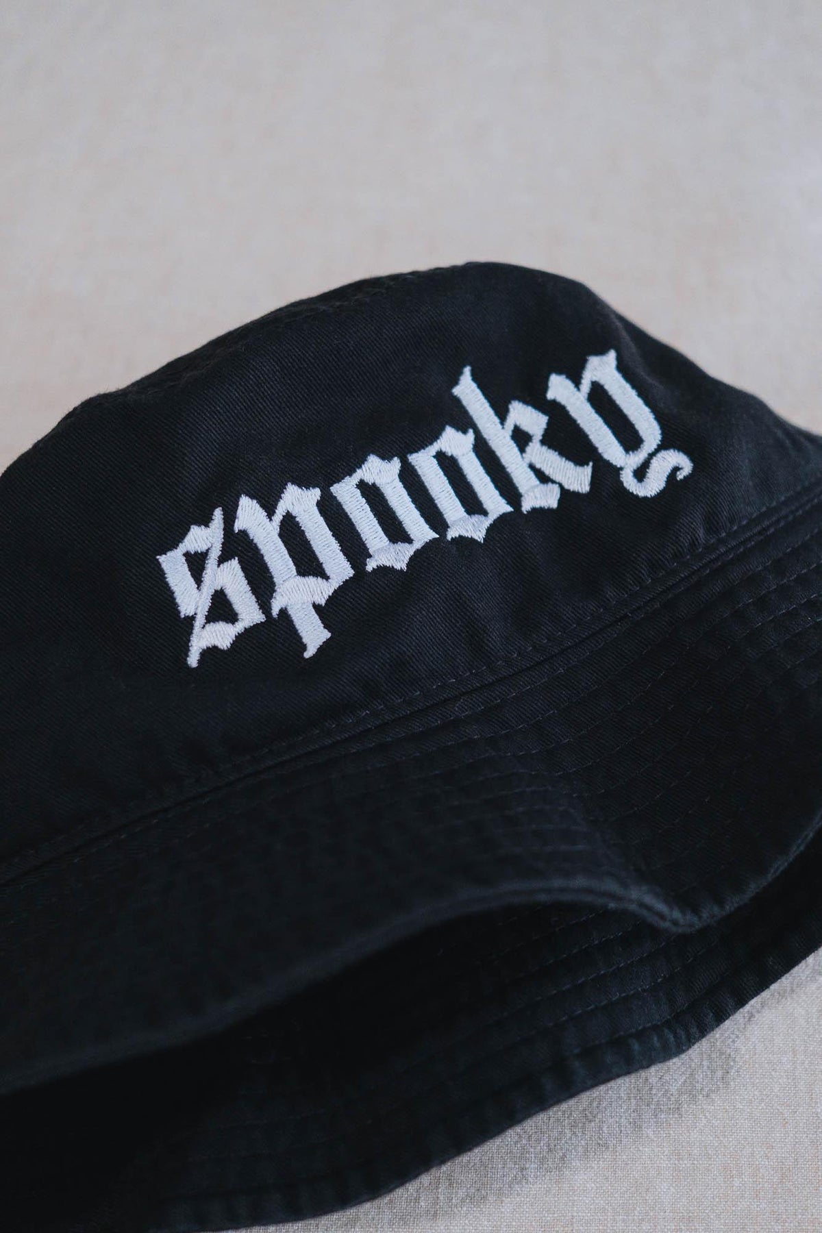Spooky Embroidered Bucket Hat