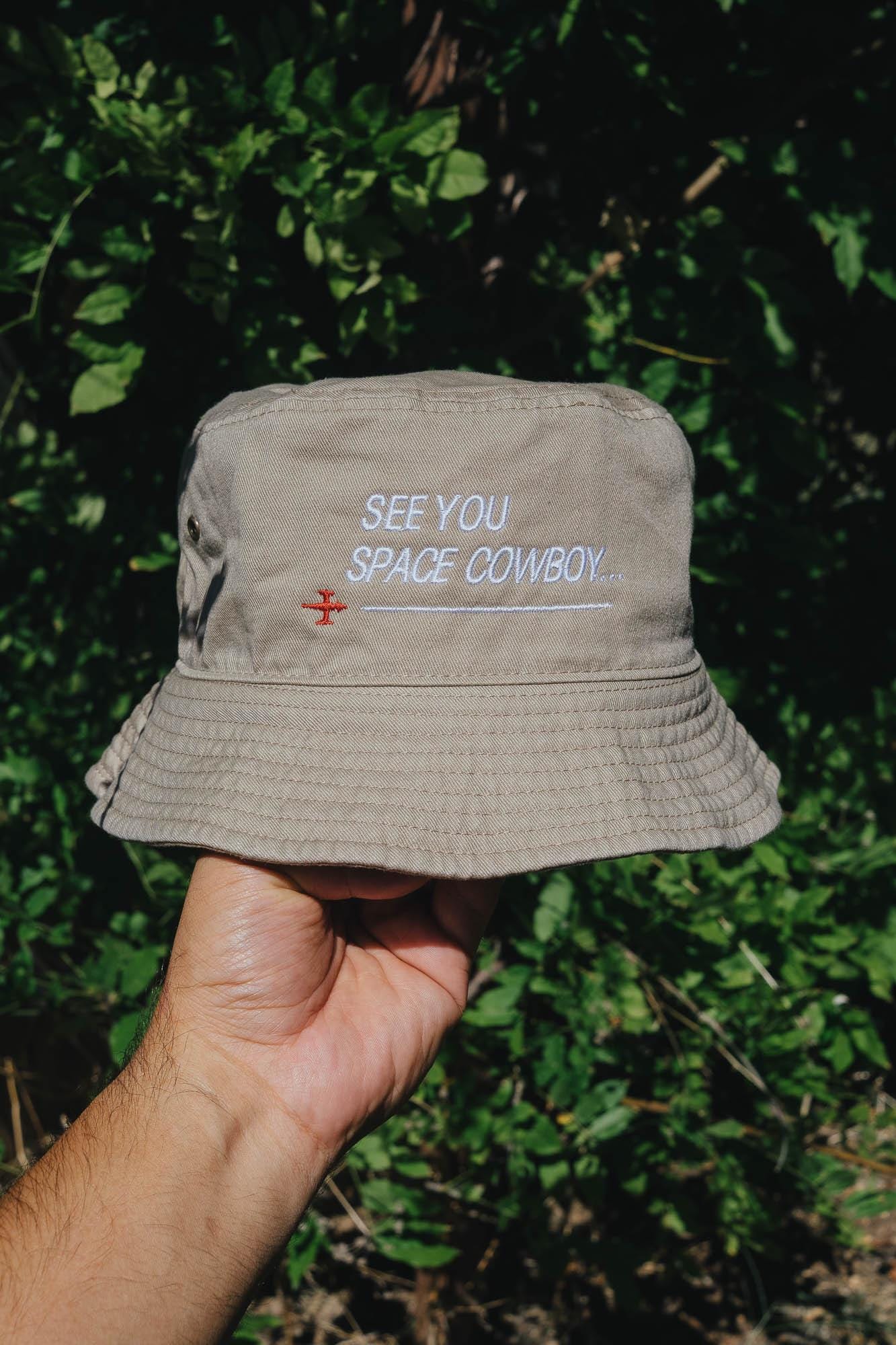 See You Space Cowboy Anime Embroidered Bucket Hat