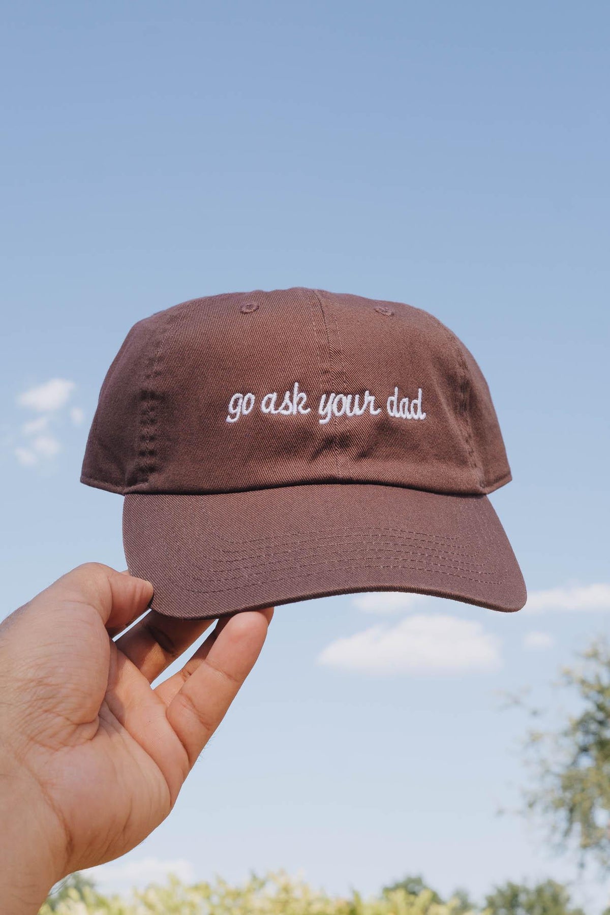 Go Ask Your Dad Embroidered Hat