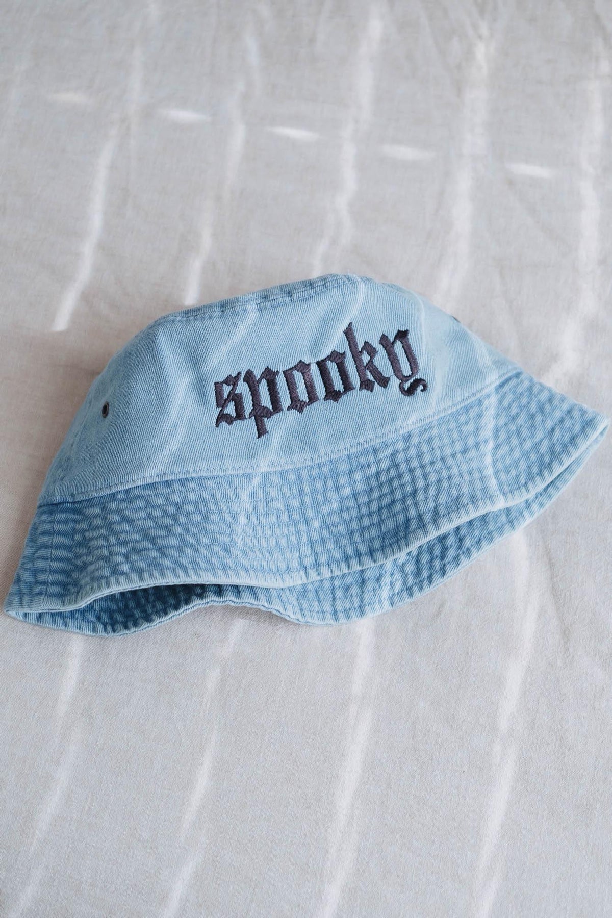 Spooky Embroidered Bucket Hat