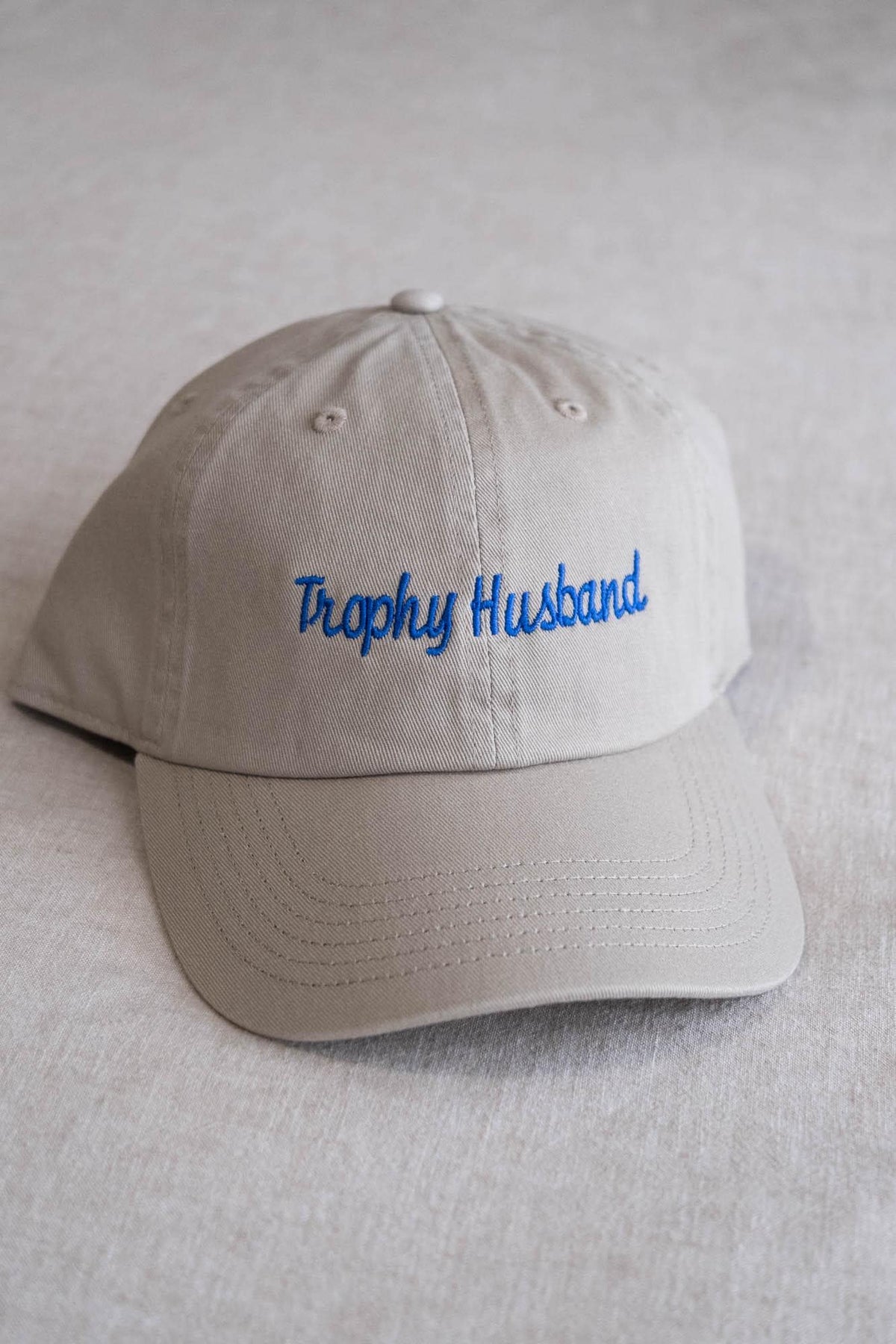 Trophy Husband Funny Gift Embroidered Dad Hat