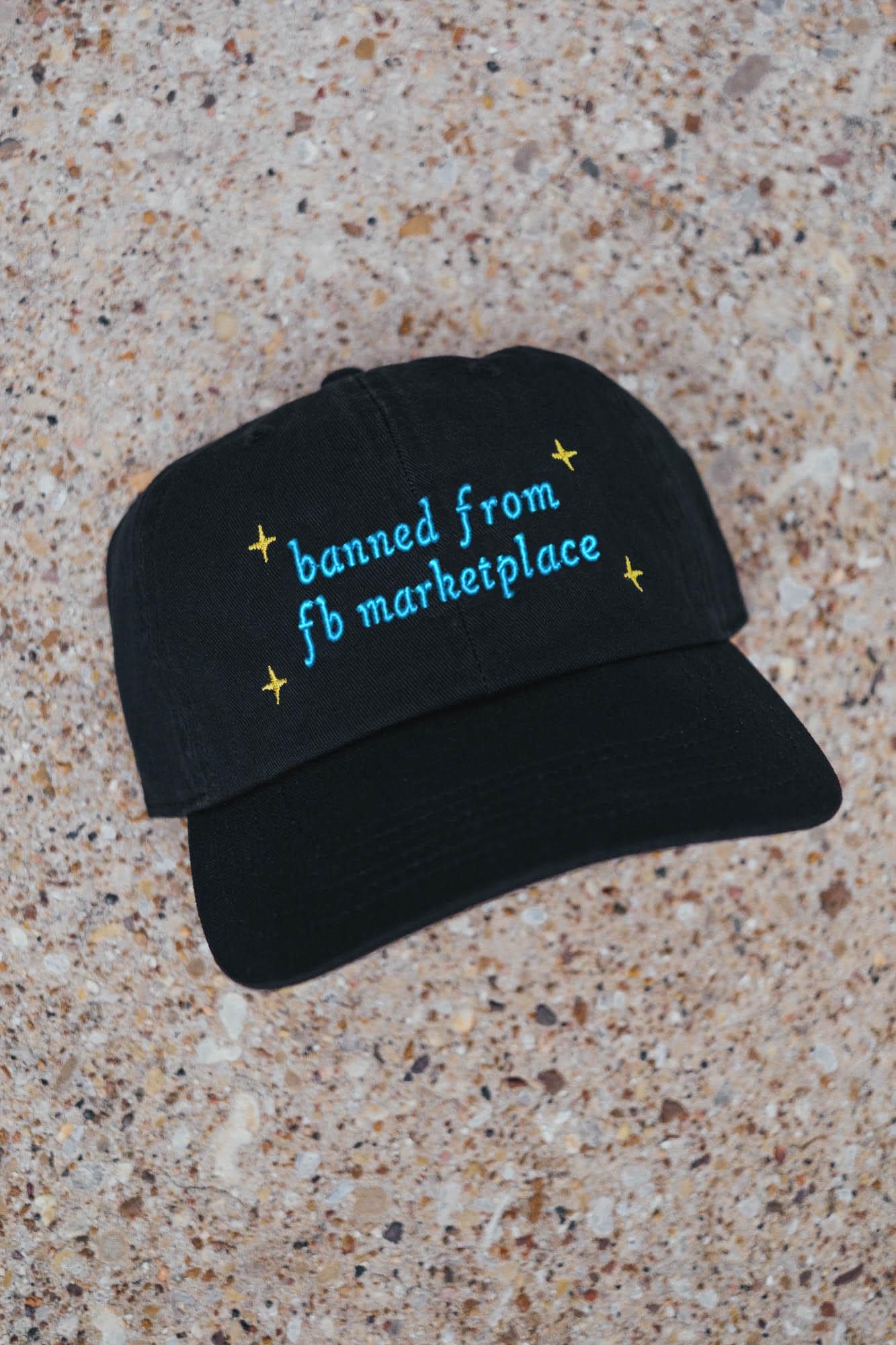 Banned from FB Marketplace Embroidered Hat