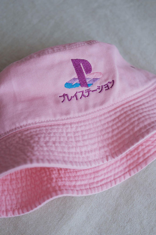PS Vaporwave Embroidered Bucket Hat