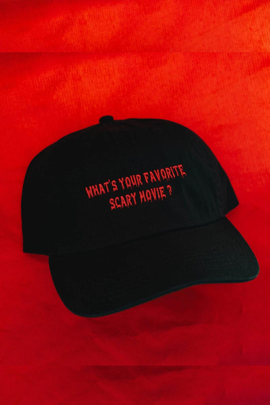 What's Your Favorite Scary Movie Horror Embroidered Hat