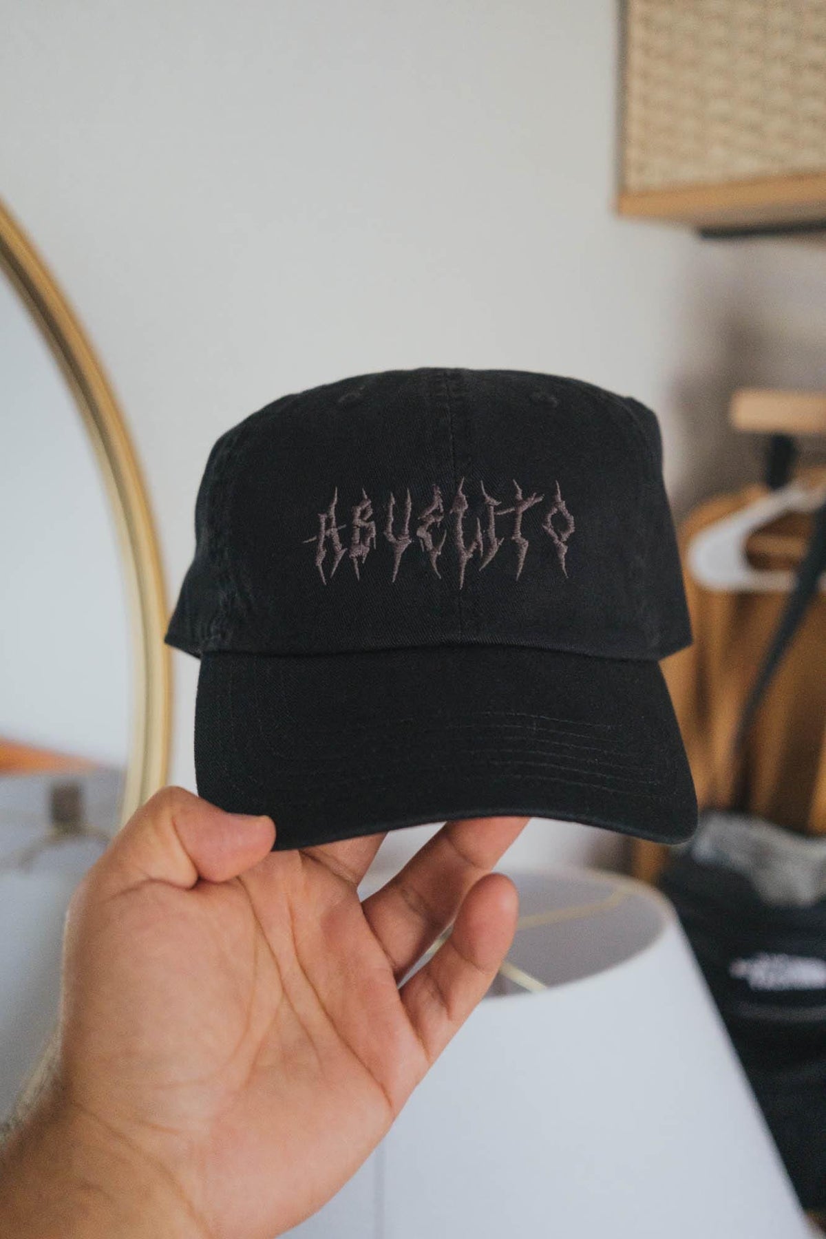 Heavy Metal Abuelito Grandparents Embroidered Dad Hat