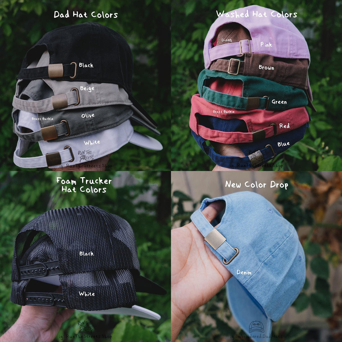 Lavender Town Embroidered Hat