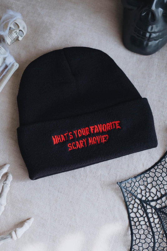 What's your favorite Scary Movie Embroidered Beanie