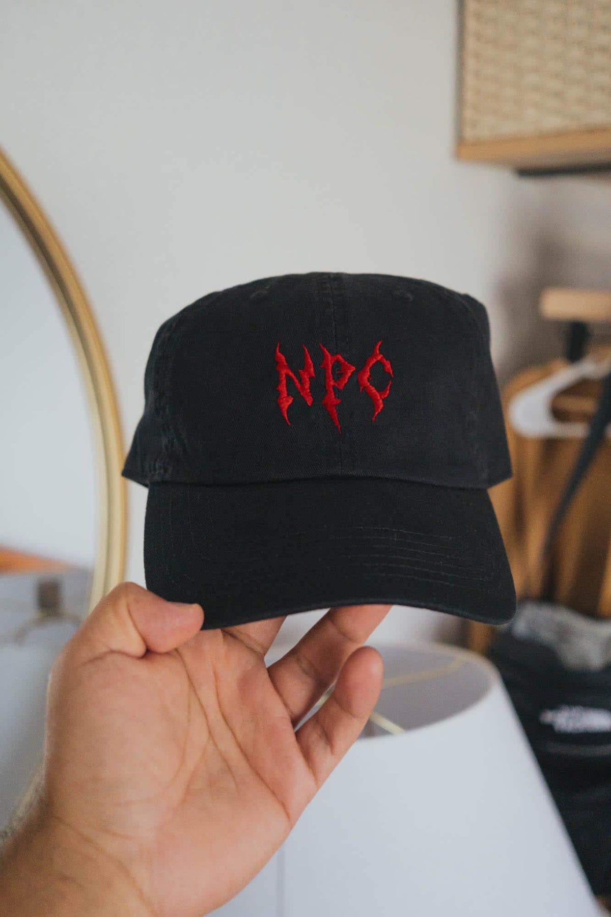 NPC Non Playing Character RPG Gaming PC Embroidered Dad Hat