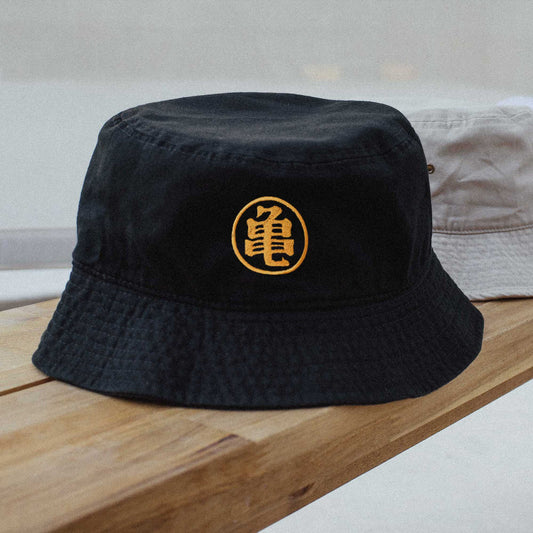 Kame Kanji Anime Embroidered Bucket Hat