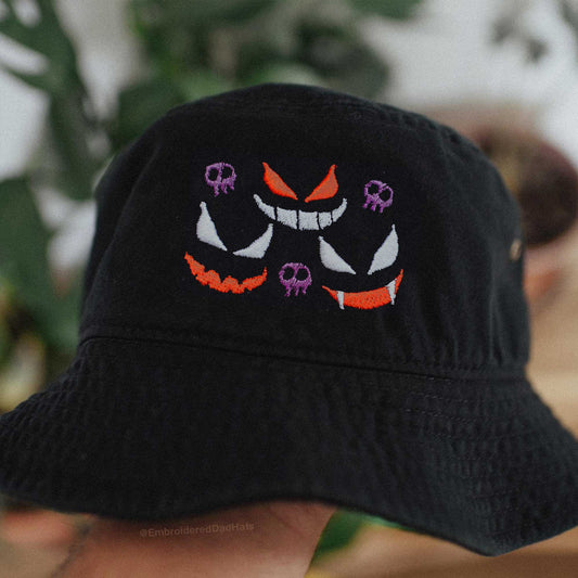 Lavender Town Anime Embroidered Bucket Hat