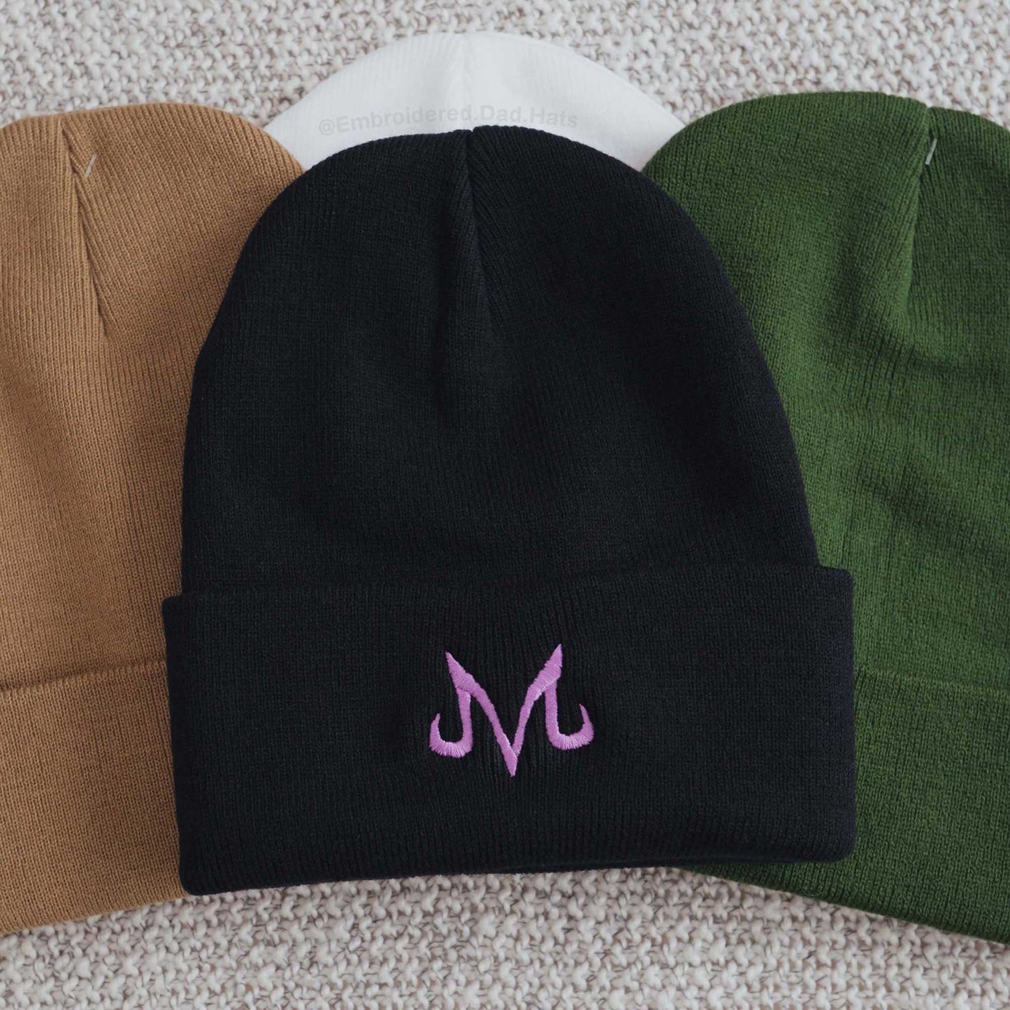 Majin Mark Anime Embroidered Beanie