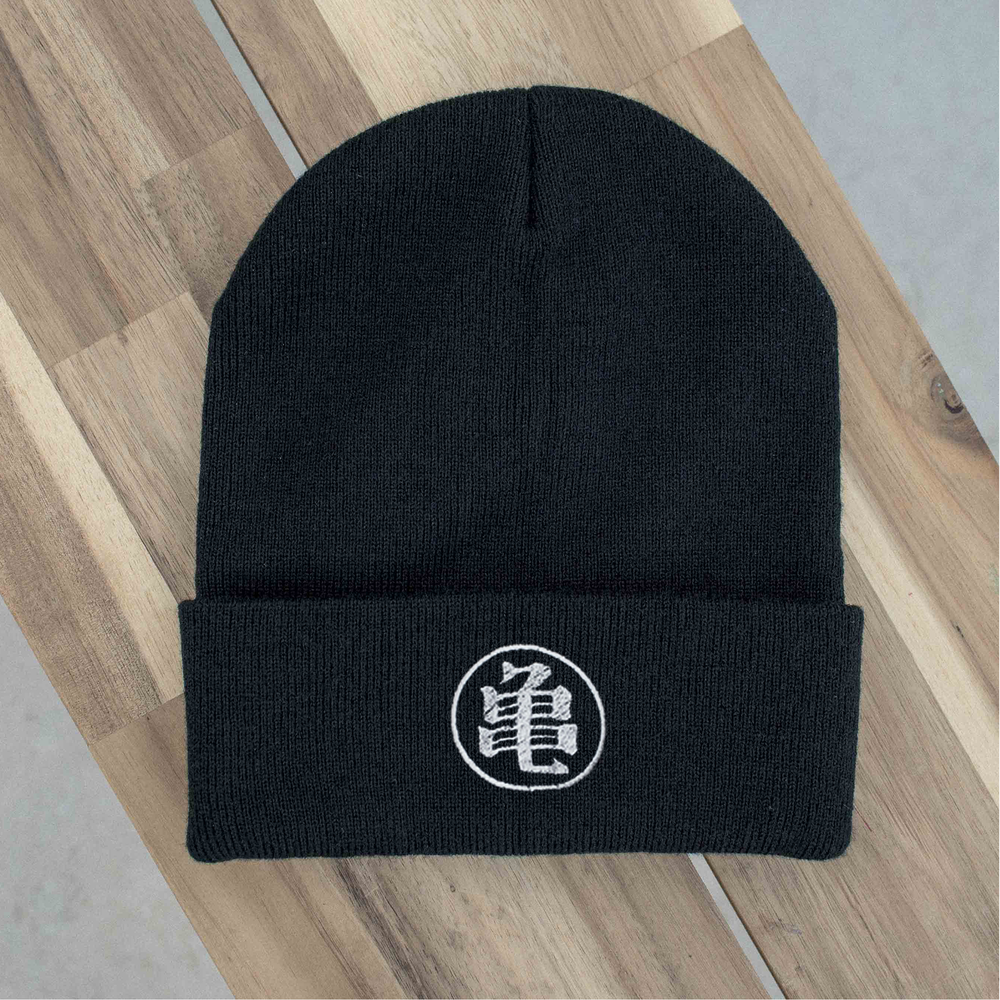 Kame Kanji Anime Embroidered Beanie
