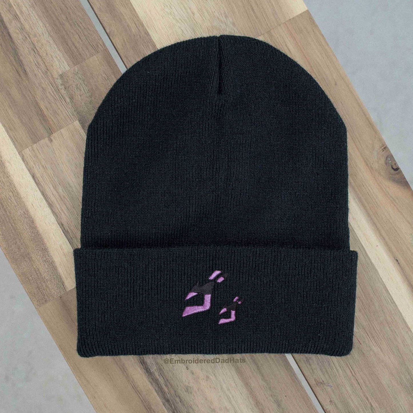 Menacing Anime Embroidered Beanie