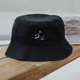 Menacing Anime Embroidered Bucket Hat