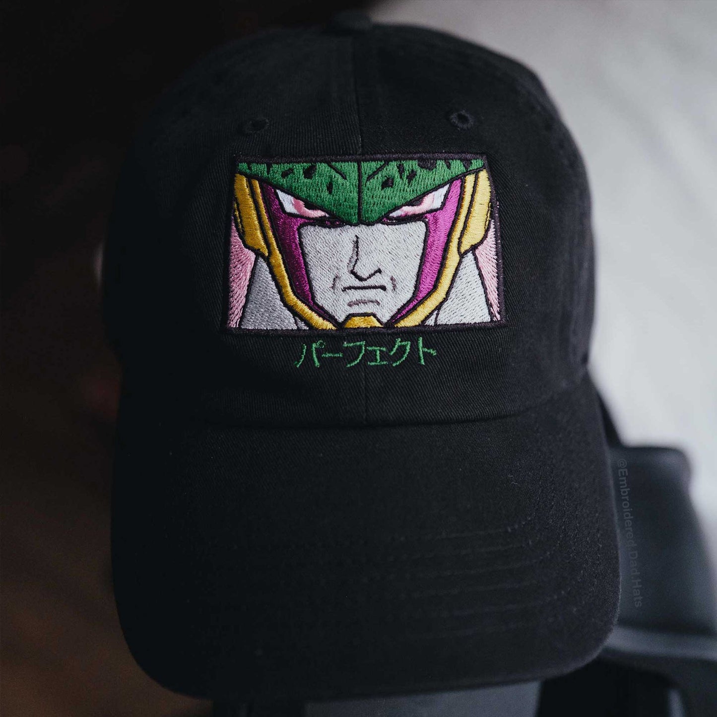 Perfect Cell Anime Embroidered Hat