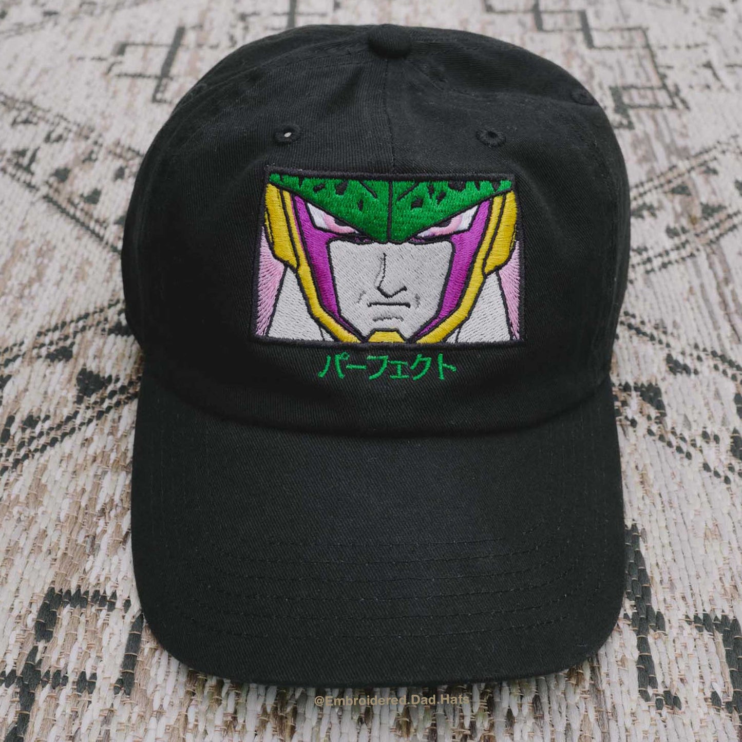 Perfect Cell Anime Embroidered Hat